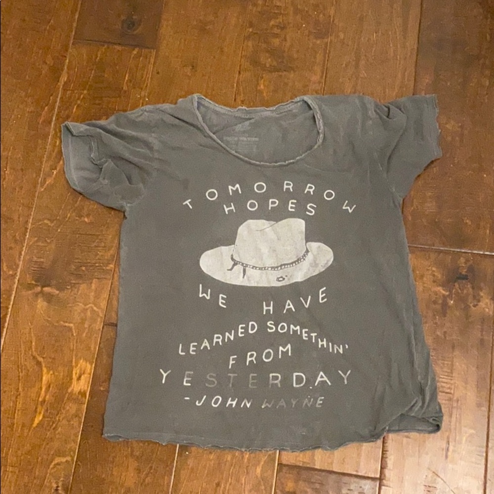 Midnight rider grey John Wayne tee shirt M